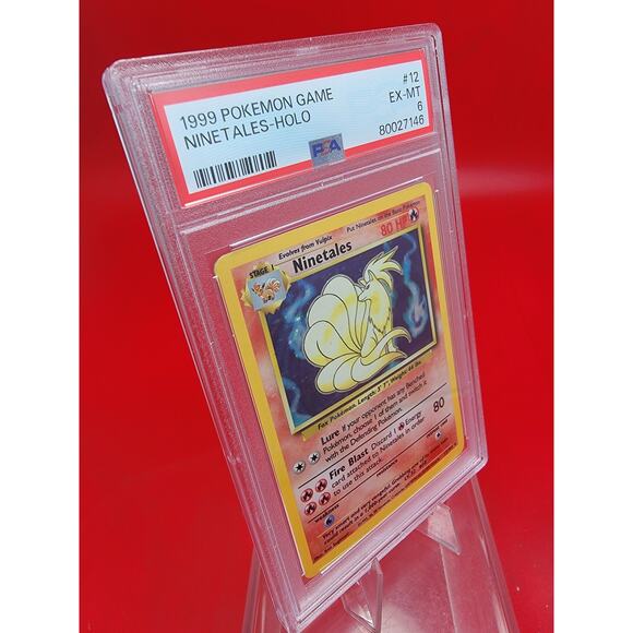rare 1999 pokemon cards Holo Ninetails Pokmon Base Set PSA 8 Kollector's Nest if tails The Most Valuable Base Set